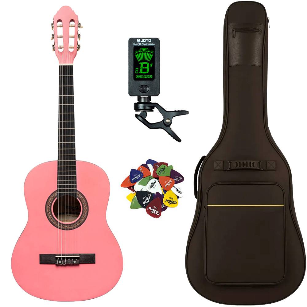 Stagg C430 M PK - 3/4 Spansk Børne guitar Pakke - Pink
