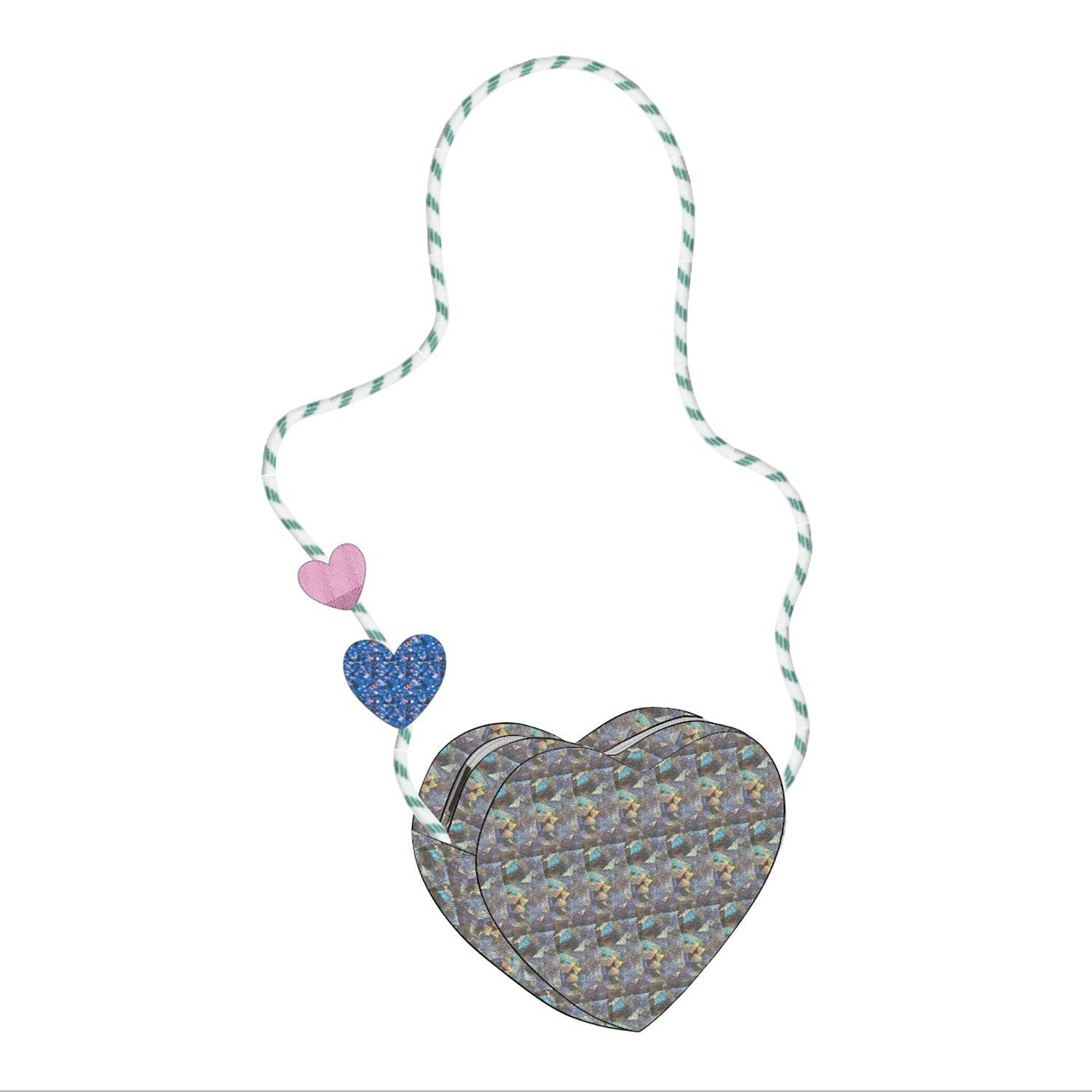 Mimi & Lula - Skuldertaske - Mega Sparkle Heart Enchanted