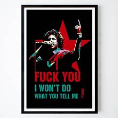 Sport & Hobbies Poster: Zack de la Rocha's WPAP van Popart wpap