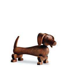 Gravhund Home Decoration Decorative Accessories-details Wooden Figures Brown Kay Bojesen