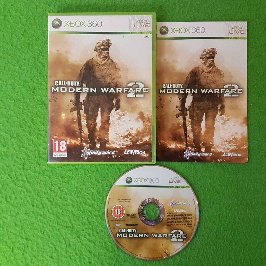 Call of Duty 2 Modern Warfare KOMPLETT Xbox 360 CoD MW 2 MW2