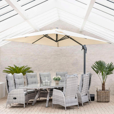 Roma Parasol - 300x300 cm - Natural
