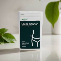 Wellvita Glucomannan - 180 tabletter - Fibre fra konjacrod
