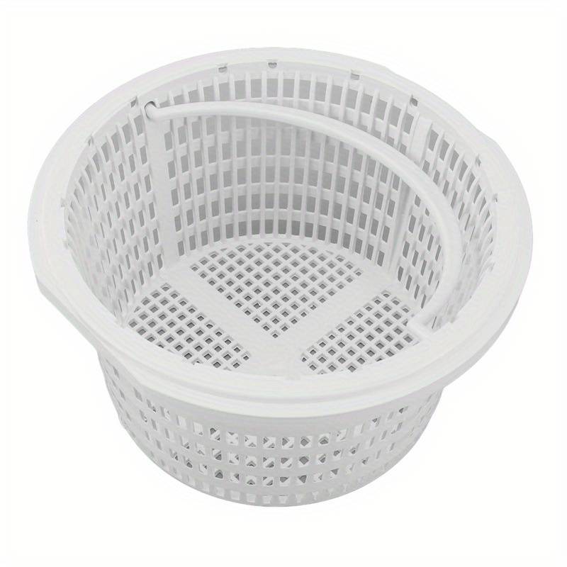 7.48-inch Pool Filter Basket, Universal Large Pool Skimmer Basket, Universal Skimmer Basket Large Replacement Basket -- With Handle -- Top Diameter 7.48 Inches, Bottom Diameter 5.71 Inches