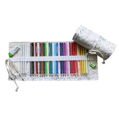 Rullepenalhus - Faber-Castell Farveblyanter sparkle og med grip zone 27 stk. - Arktis