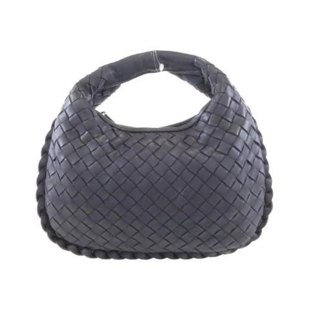 Bottega Veneta Vintage Pre-owned Læder Skuldertaske - Vintage - Dame - Grå - ONE SIZE - Uld