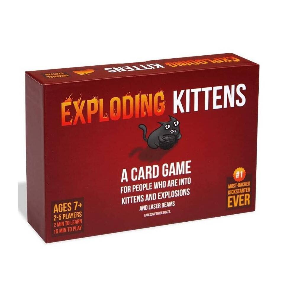Exploding Kittens Original Edition Card Games Party Games Adults Teens Kids