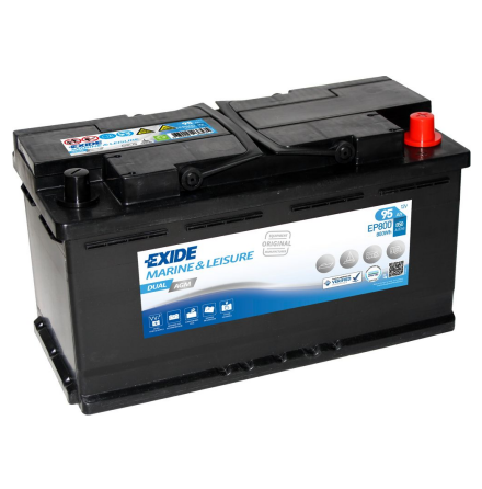 Exide DUAL AGM 12V 95Ah EP800