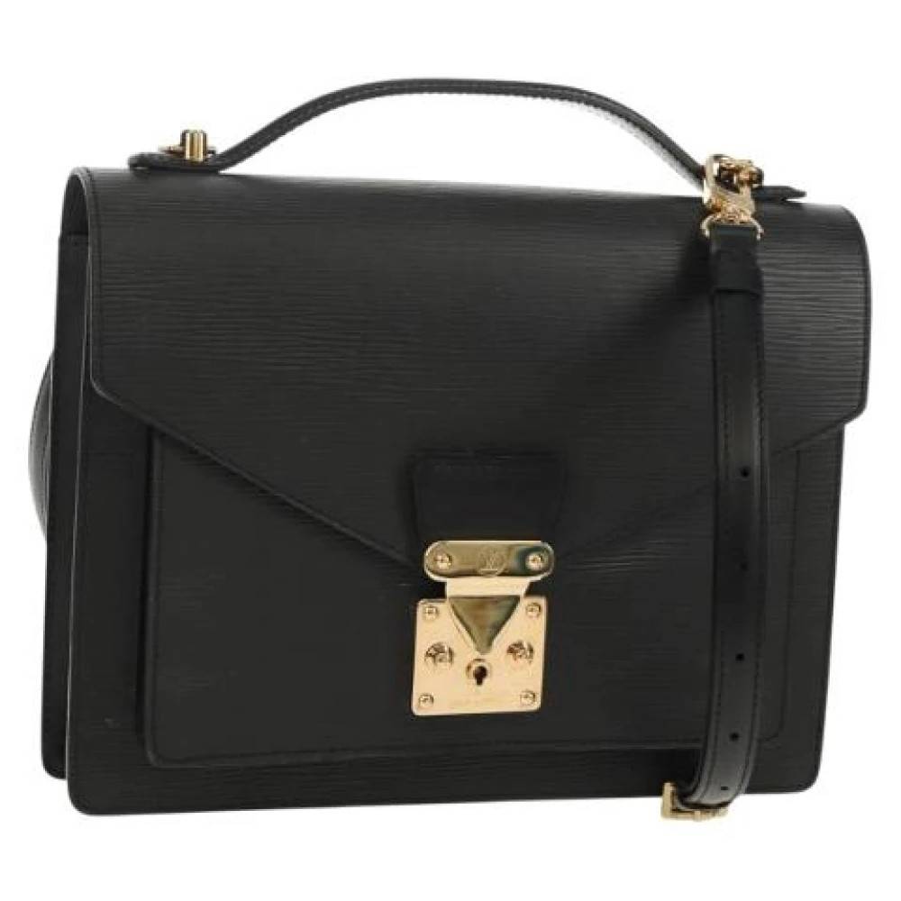 Louis Vuitton Vintage Pre-owned Vintage Håndtaske - Vintage - Dame - Sort - ONE SIZE - Læder