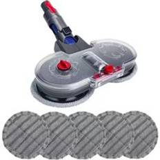 Attachment For Dyson V7 V8 V10 V11 V15 Vacuum Cleaner Accessories Electric Mop Head with removable water tank and 6 microfibre