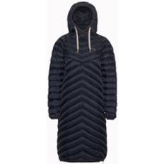 Sarek Long Down Hood Coat Dark Emerald Green Women