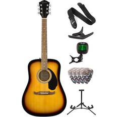Fender FA-125 Dreadnought Acoustic WN Deluxe SET Sunburst Dreadnought Guitar