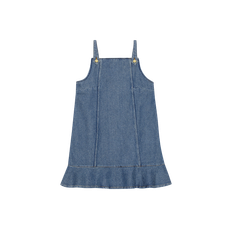 Ganni Heavy Denim Mini Dress - TINT WASH / 38