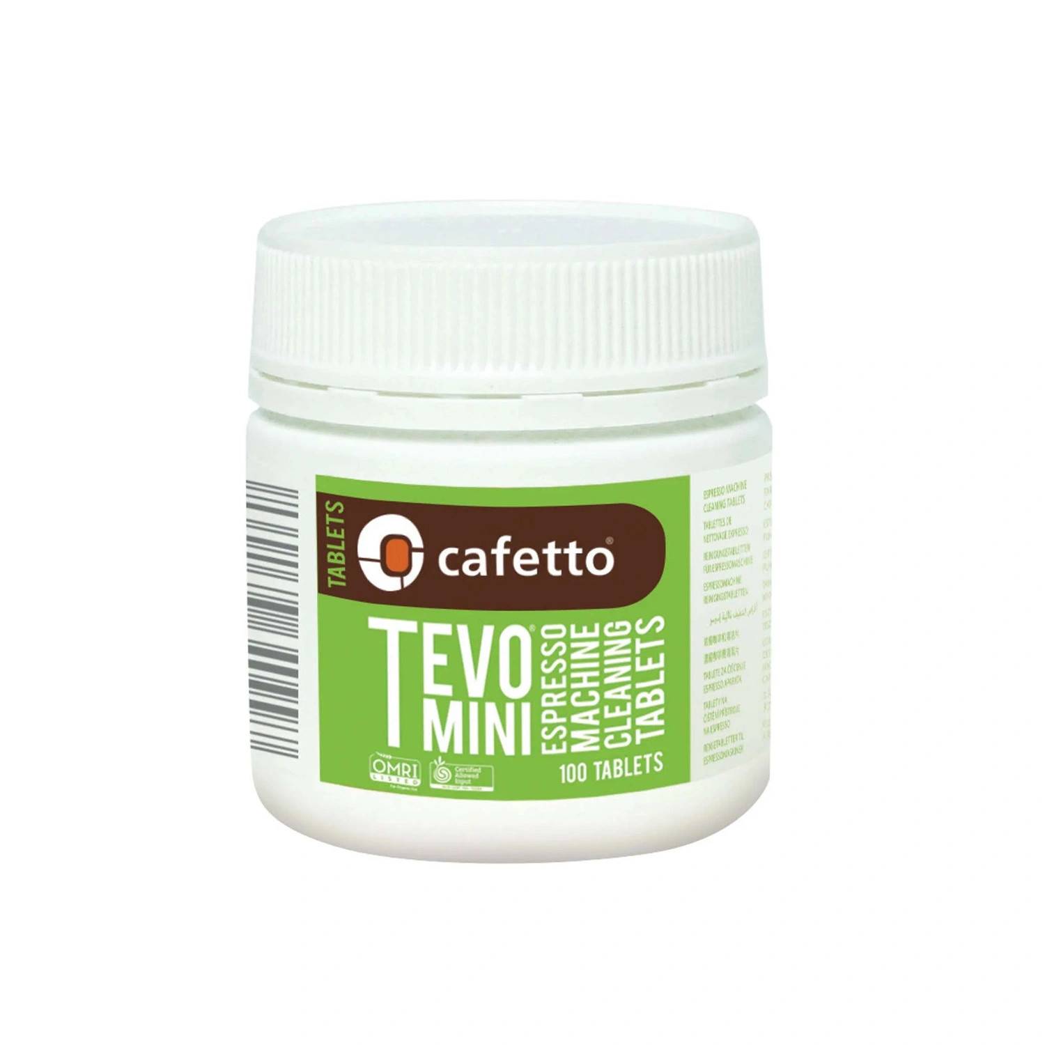 Cafetto Organiska rengöringstabletter TEVO Mini 100st