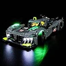 BRIKSMAX LED-belysningssats för Lego Technic Peugeot 9X8 24H Le Mans Hybrid Hypercar - kompatibel med Lego 42156, modellbyggklossar - ingår inte Lego-set