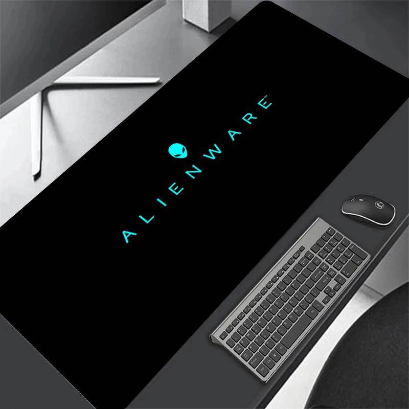 Alienware Spelmusmatta Tangentbord Halkfri Gummimusmatta Stor 1200X600mm Skrivbordsmatta PC-spelare Kontorsmatta Hemmatabelsmatta
