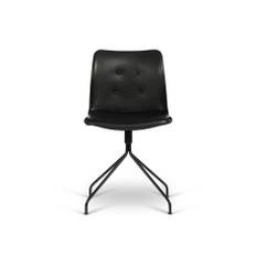 Primum Chair - Bent Hansen Drejestel/sort Zenzo Læder Sort