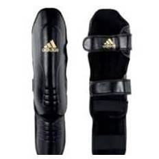 Adidas Kick-Boxing Shin & Instep Pad Black/Gold - XL