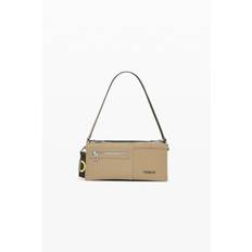 Small two-tone convertible bag