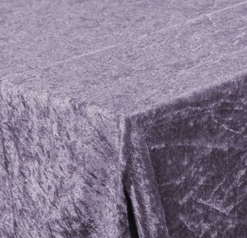 Velourduk - 15 meter - Lavendel - Krossad velour - Förpackning om 15 meter