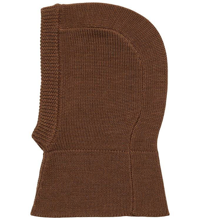 FUB Balaklava - Ull - Enkel - Baby - Hasselnötsmelerad - FUB - 68/74 - Balaklava - Singel
