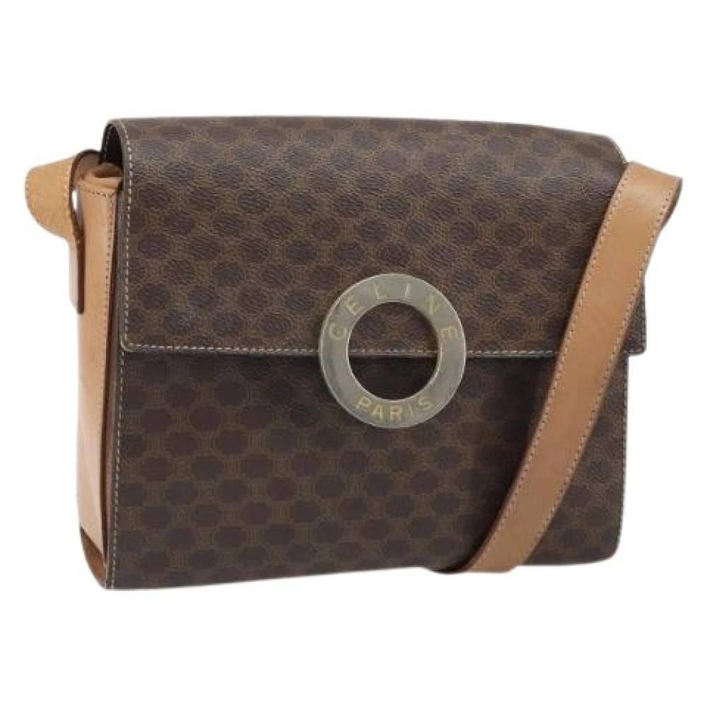 Celine Vintage Pre-owned Canvas Cross Body Taske - Vintage - Dame - Brun - ONE SIZE -