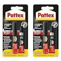 Pattex 1865992 Plastix Sekundenkleber Tube 4ml/2g Blister (Packung mit 2)