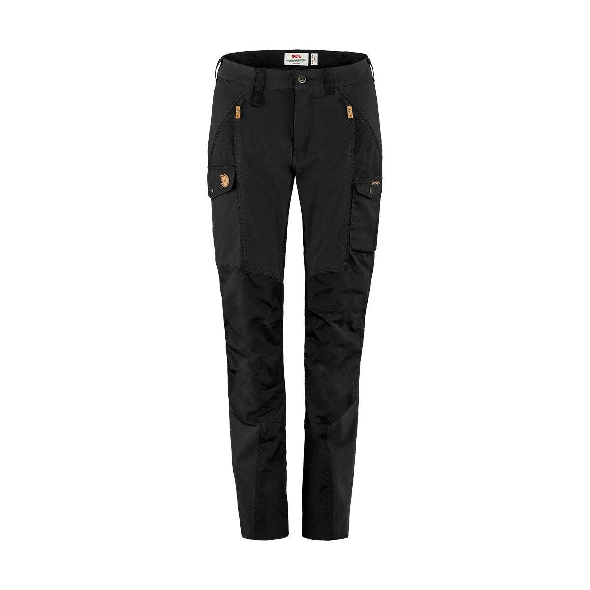 Fjällräven Nikka Curved Bukser, Dame - Sort - L - Polyamide/elastan/g-1000/polyester.