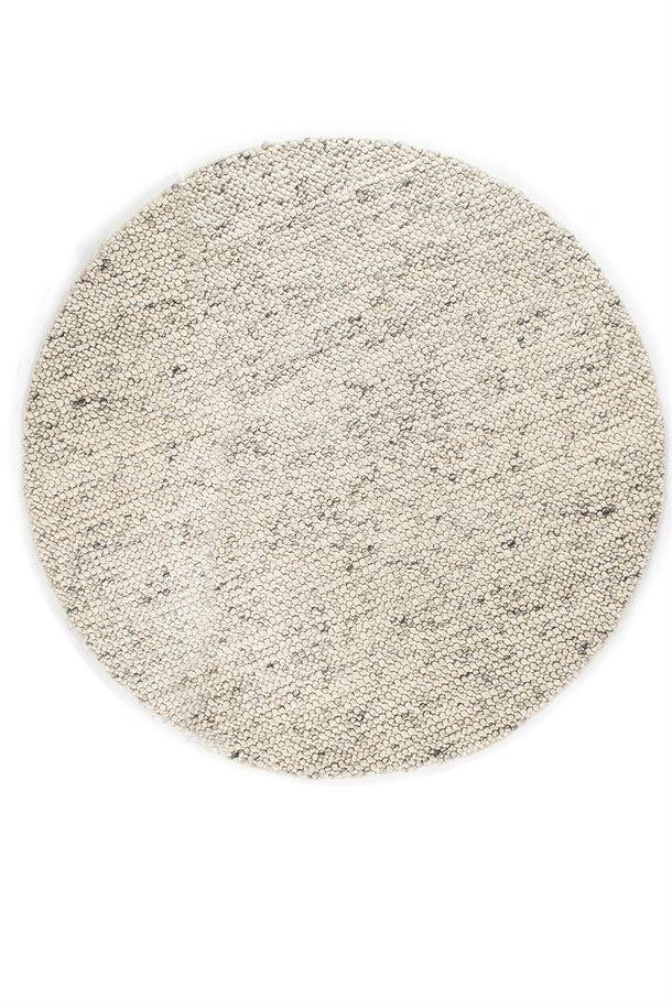 Dublin tæppe - Light Grey - Ø160