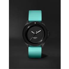 UNIMATIC - Model One Almost Tiffany Limited Edition Automatic 40mm Blackened Stainless Steel and TPU Watch, Ref. No. U1S-MN-BLUE - Men - Black