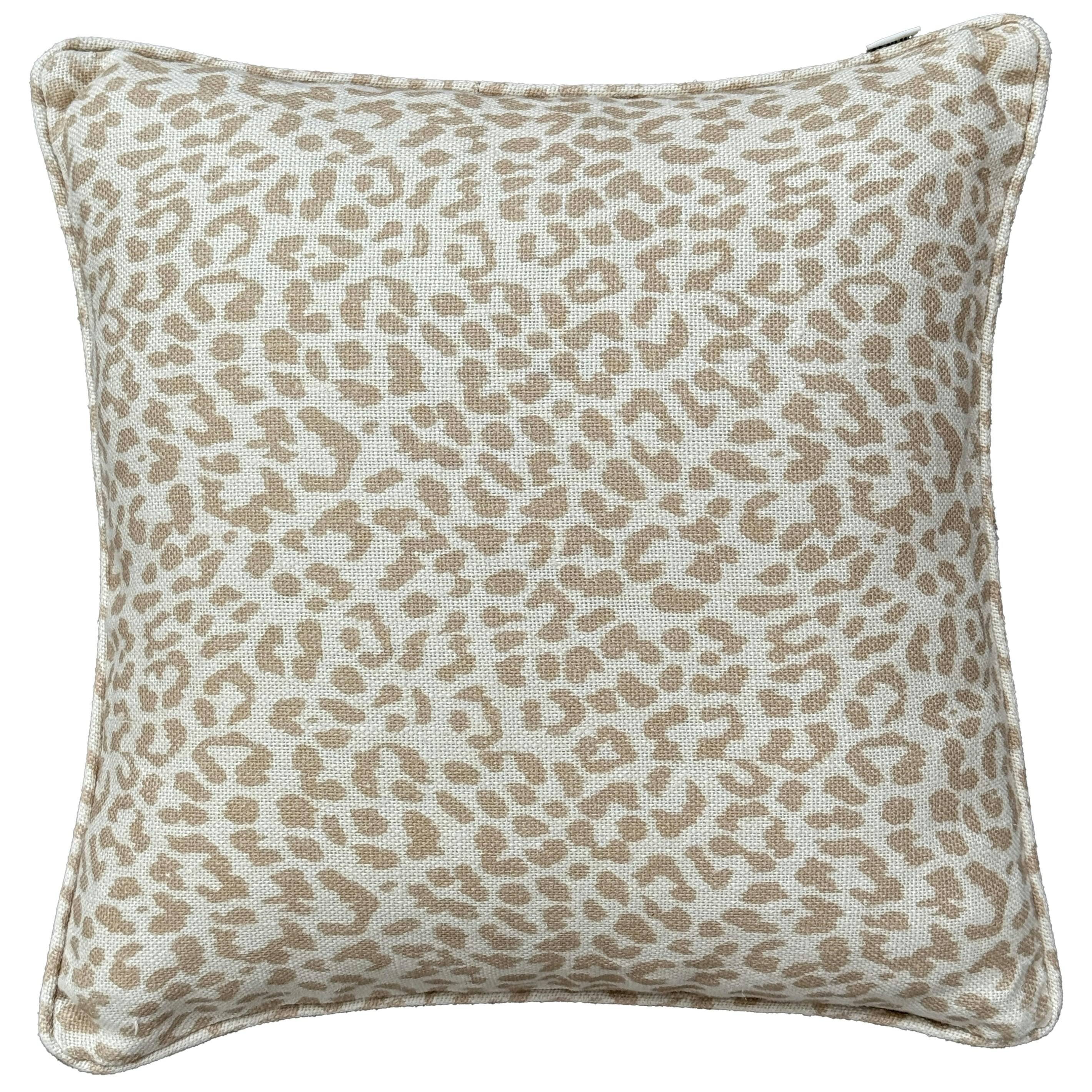 Tinted Objects Norell Pude 50x50 Cm / Leopard - Pyntepuder & Betræk Hør Beige - 100164_16ONESIZE.