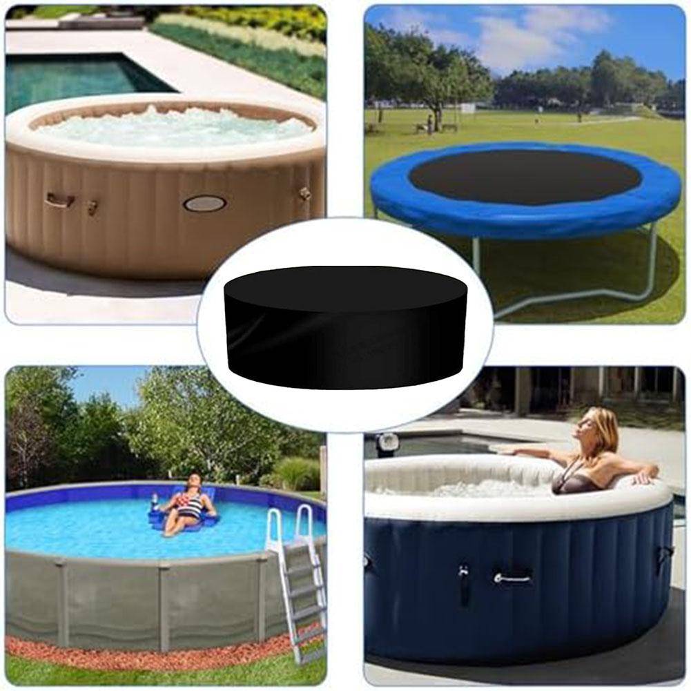 Halkfri Design Hundpoolskydd Uppblåsbart Poolskydd Säkerhetsskydd för Pool