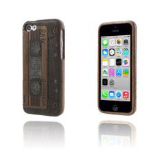 Nature (Mørk Kassettebånd) iPhone 5C Ægte Træ Cover
