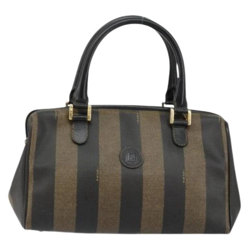 Fendi Vintage Pre-owned Vintage Canvas Håndtaske - Vintage - Dame - Flerfarvet - ONE SIZE -