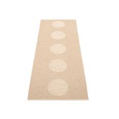 Pappelina - VERA 2.0 - Beige/Beige Metallic - 70 x 200 - Plastmattor - Lina Rickardsson - Beige