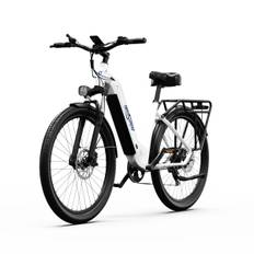 OT05 Pro Elcykel (25 km/h) - Vit