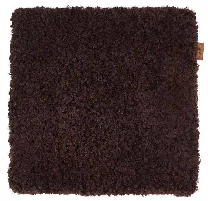 Shepherd - Jill stolsdyna (vadderad) 40x40cm / Dark Brown