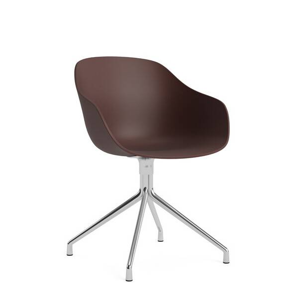 HAY AAC 220 About A Chair Poleret aluminium - Raisin