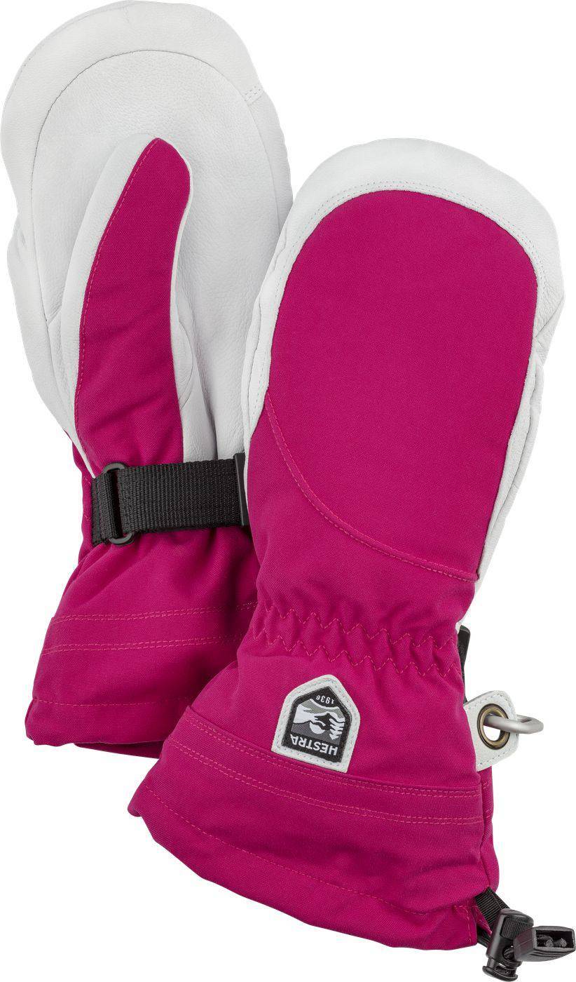 Hestra Army Leather Heli Ski Female Mitts women's mittens.