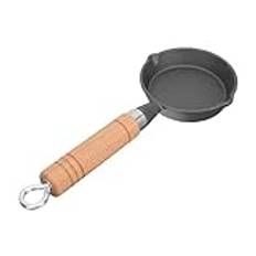 PRETYZOOM Mini Omelett Panna Handtag Stekpanna Bärbar Stekpanna Stekpanna Stekpanna Frukost Pannkaka Panna Mini Ägg Stekpanna Non-Stick Stekpanna Matlagningsredskap Mini Kokpanna Mini Panna