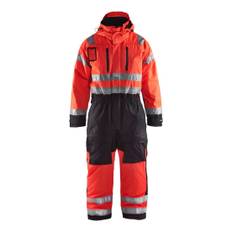 Varseloverall Vinter Blåkläder - Röd/Svart - C54