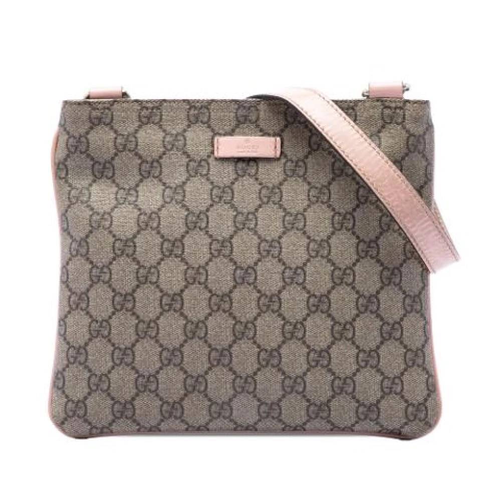 Gucci Vintage Pre-owned Vintage Crossbody Bag - Vintage - Dame - Beige - ONE SIZE - Uld