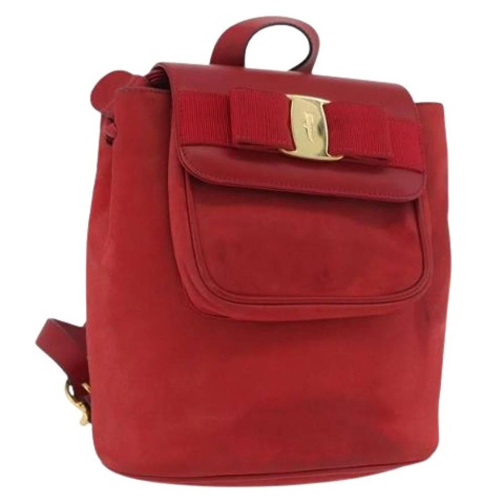 Salvatore Ferragamo Pre-owned - Pre-owned Backpack Vintage - Dam - ONE Size - Läder