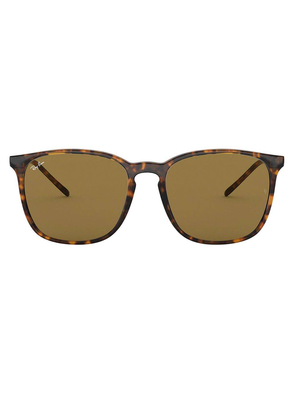 Ray-Ban - RB4387 fyrkantiga solglasögon - herr - nylon/vax - 56 - Brun