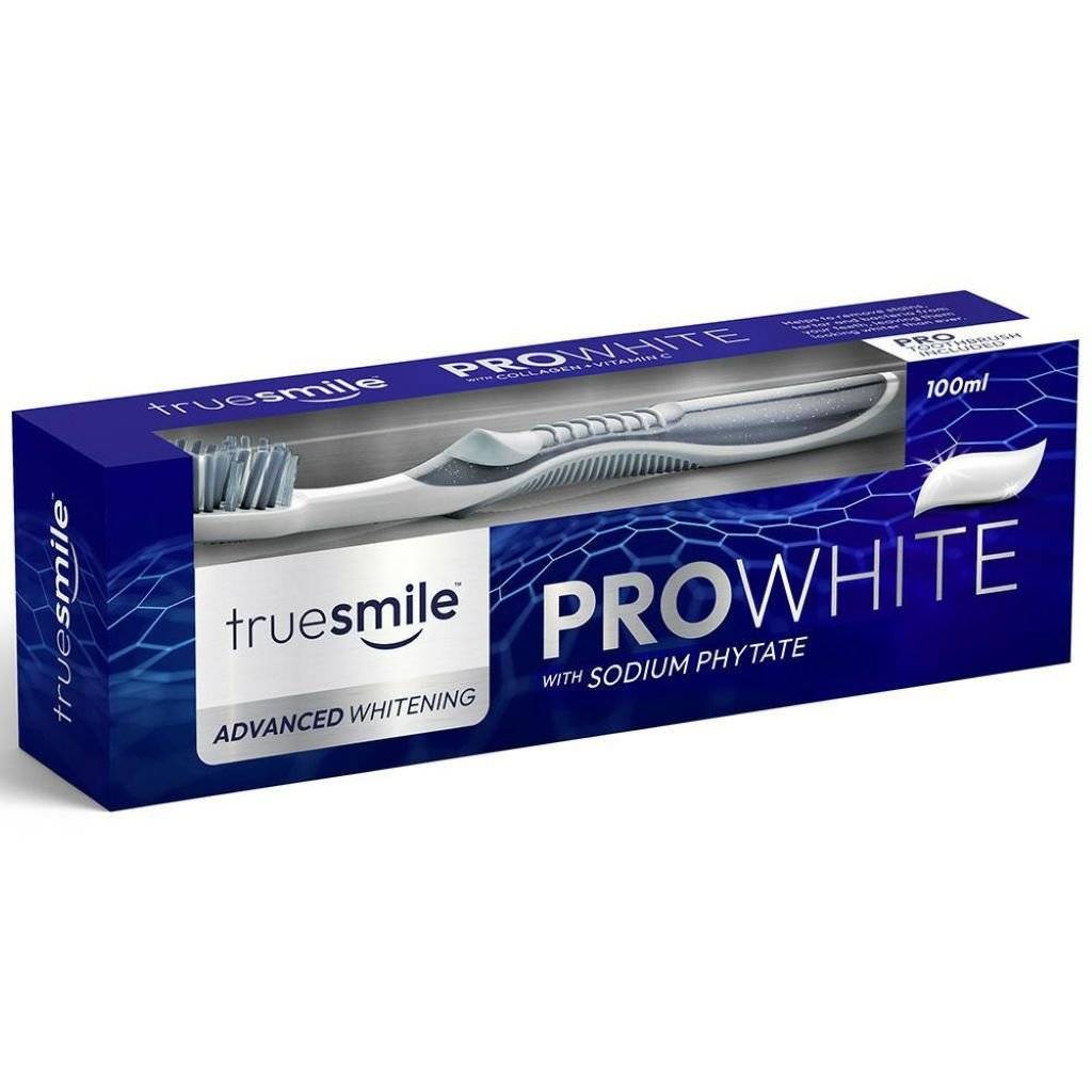 TrueSmile ProWhite Blegende Tandpasta 100ml + Tandbørste
