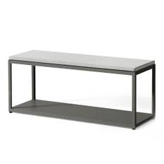 HAY - New Order Bench Combination 150 Army / Remix 123 - TV-bänkar - Stefan Diez - Grön - Metall/Textilmaterial
