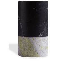 Bloc Studios - x Sunnei vinglas med färgblock - unisex - marble - one size - Svart