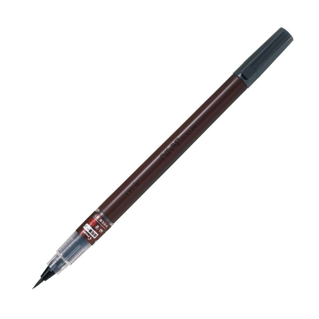 Pilot Brush Instant Quick Authentic Fine SVSG80FDFB Pen, Brush, Drying, Pigment, Nib, Black,