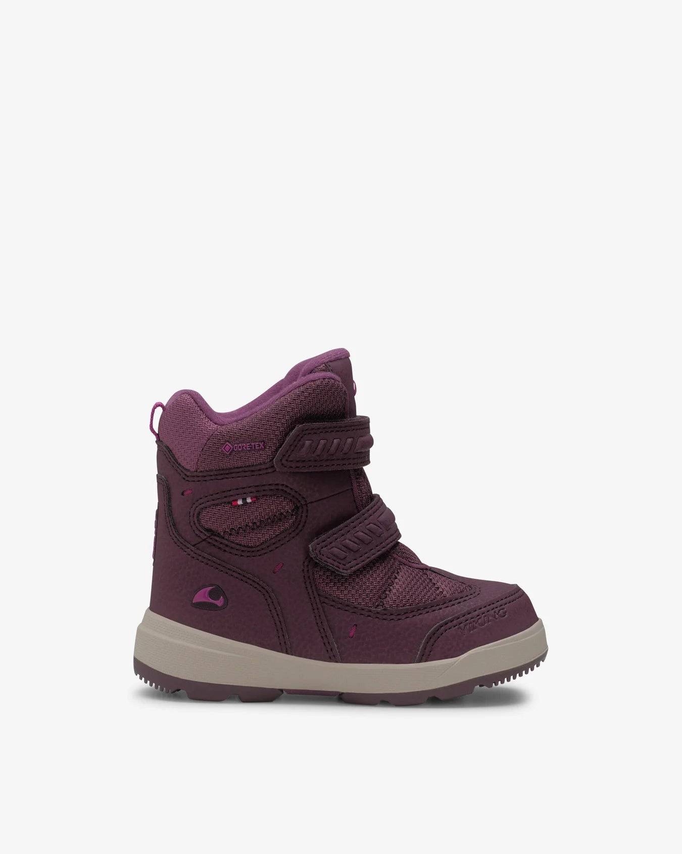 Viking Toasty Warm GTX 2V Kids Vinterstøvler Børn - Wine/Bougogne - Wine/Bougogne / 33