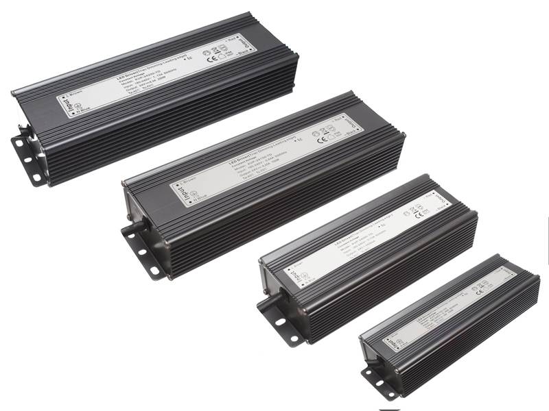 230V til 24V DC Dæmpbar og Vandtæt Transformator  - 6.250mA - 150 W